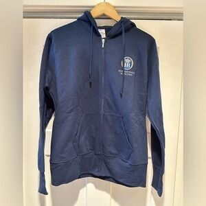 NWOT - Hofbrau Beer Navy Blue Hooded Sweatshirt Size Women’s Fit Large